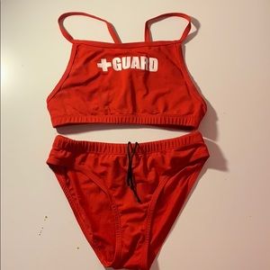 Lifeguard Bikini Set